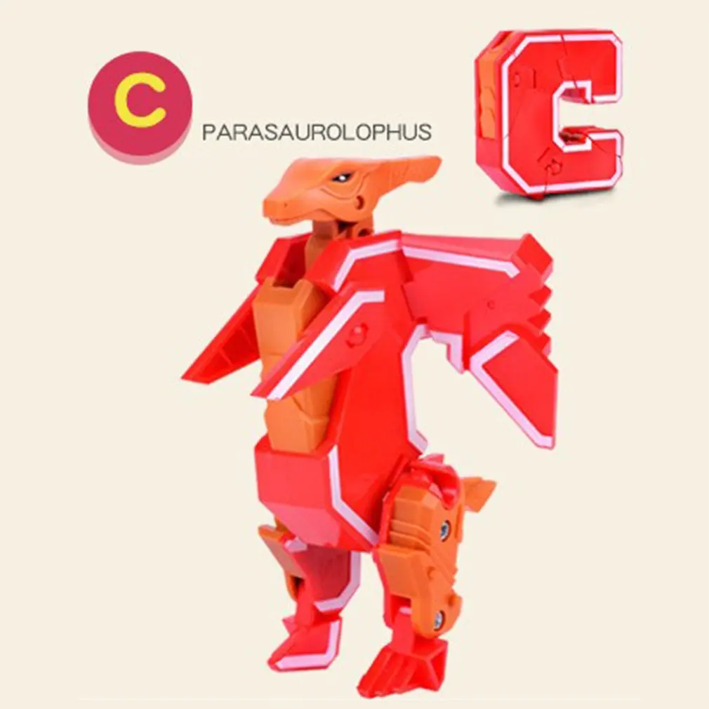 

Children'S Digital Deformation Robot Letters Deformation Assembled Building Blocks Children Educational Toys Gifts