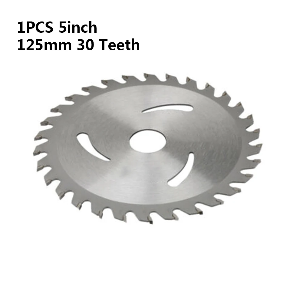 

5" 125mm Circular Saw Blade Wood Cutting Disc For Woodworking 30Teeth 20mm Bore