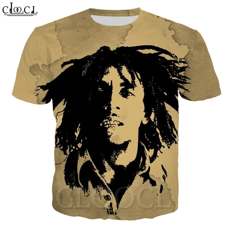 CLOOCL певица регги создатель Боб Марли 3D принт модные мужские и женские футболки