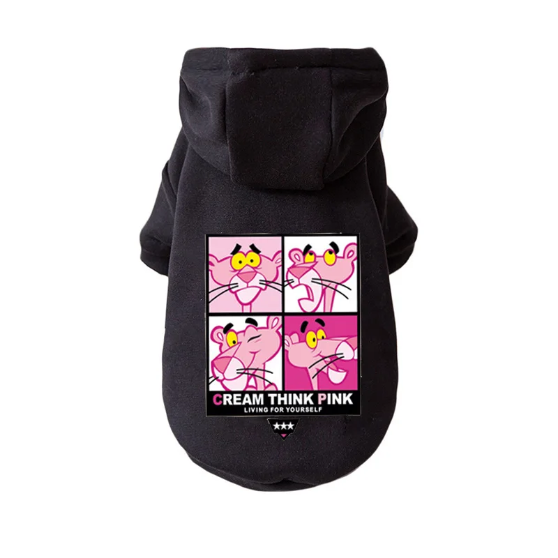 Осенне зимняя одежда для щенков хлопковая собачка толстовка с капюшоном собак XS