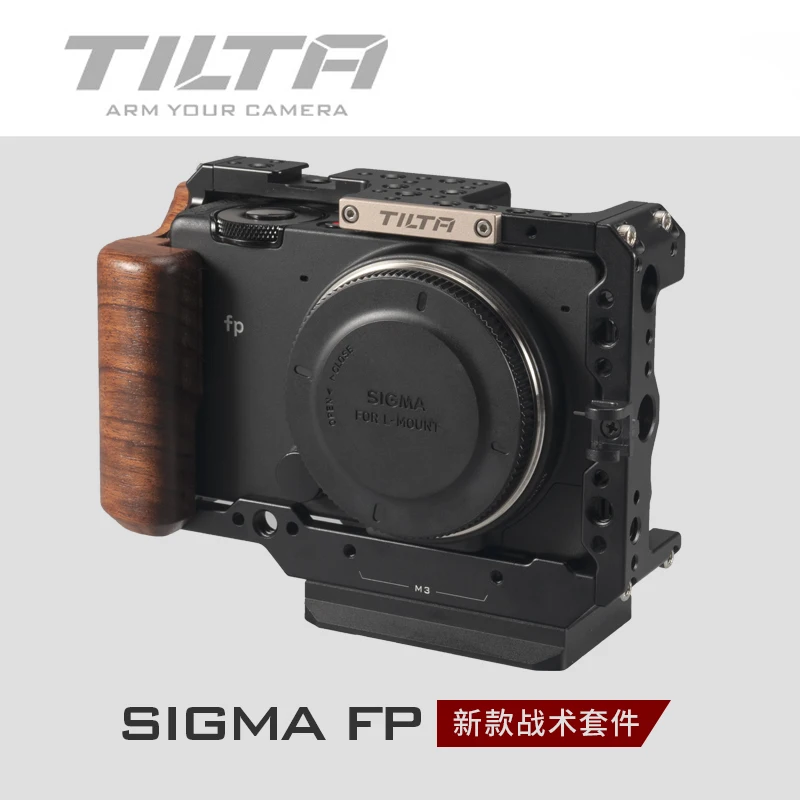 Tilta Сигма камера клетка для Sigma FP Риг DSLR камеры с ручкой сверху продлить Холодный