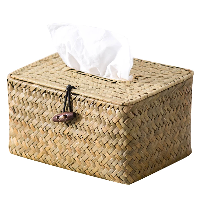 Винтажная скатерть для салфеток прямоугольная деревянная коробка влажных