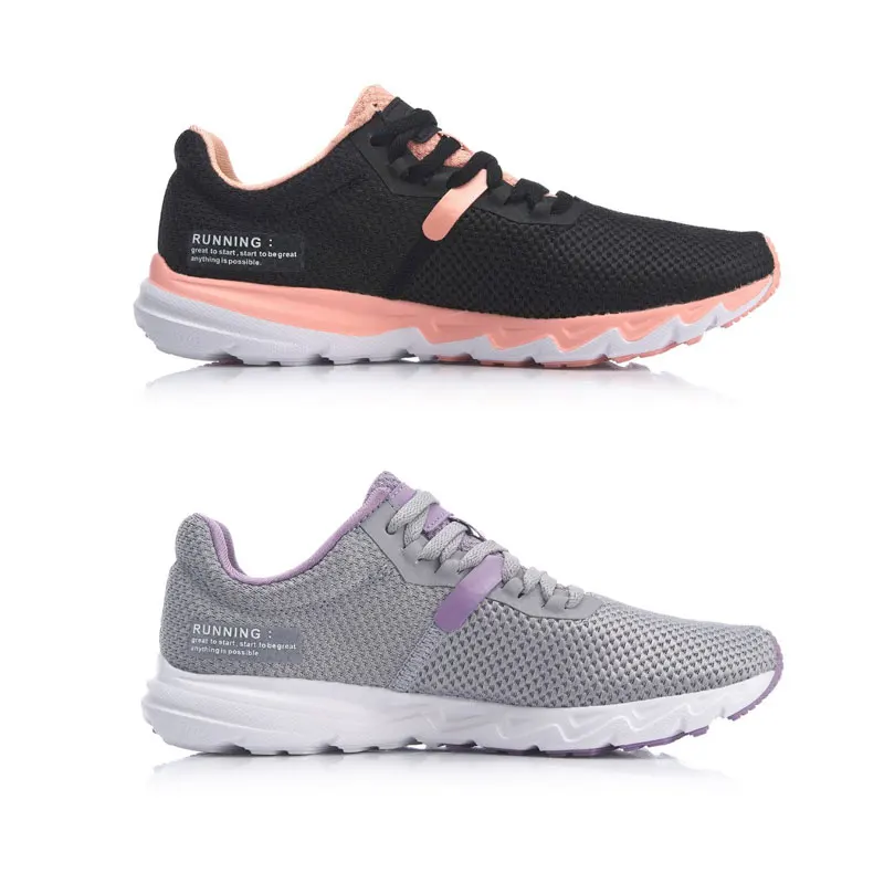 Женские кроссовки для бега Li Ning EZ RUN светильник кие дышащие с устойчивой подкладкой ARBP036|Беговая обувь| |