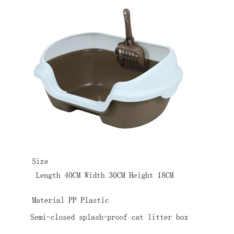 Полузакрытый туалет для кошек большой съемный кошачий Туалет уборки обучающий
