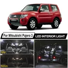 8 шт. Canbus автомобильная светодиодная купольная внутренняя карта Светильник лампы Комплект для Mitsubishi Pajero Shogun Pajero 3 V60 V73 V75 V77 (2000-2006)