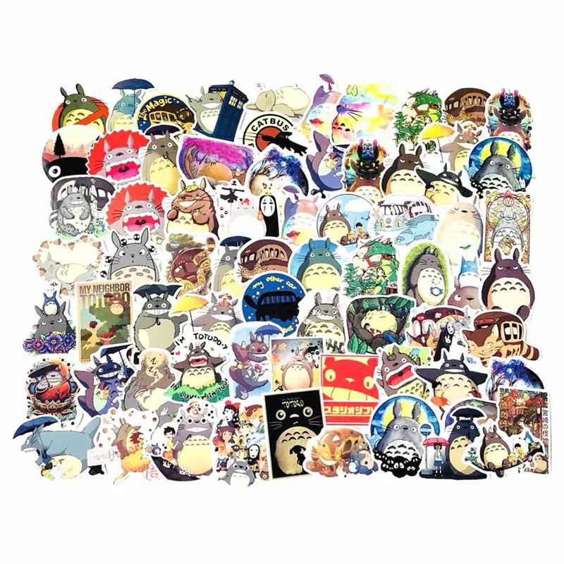 70 шт./компл. милые канцелярские наклейки из японского фильма Мой сосед Тоторо для