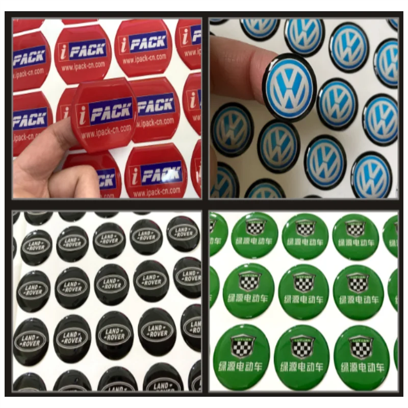 Cheap priceeposy dome sticker label printing custom full color stickers | Канцтовары для офиса и дома