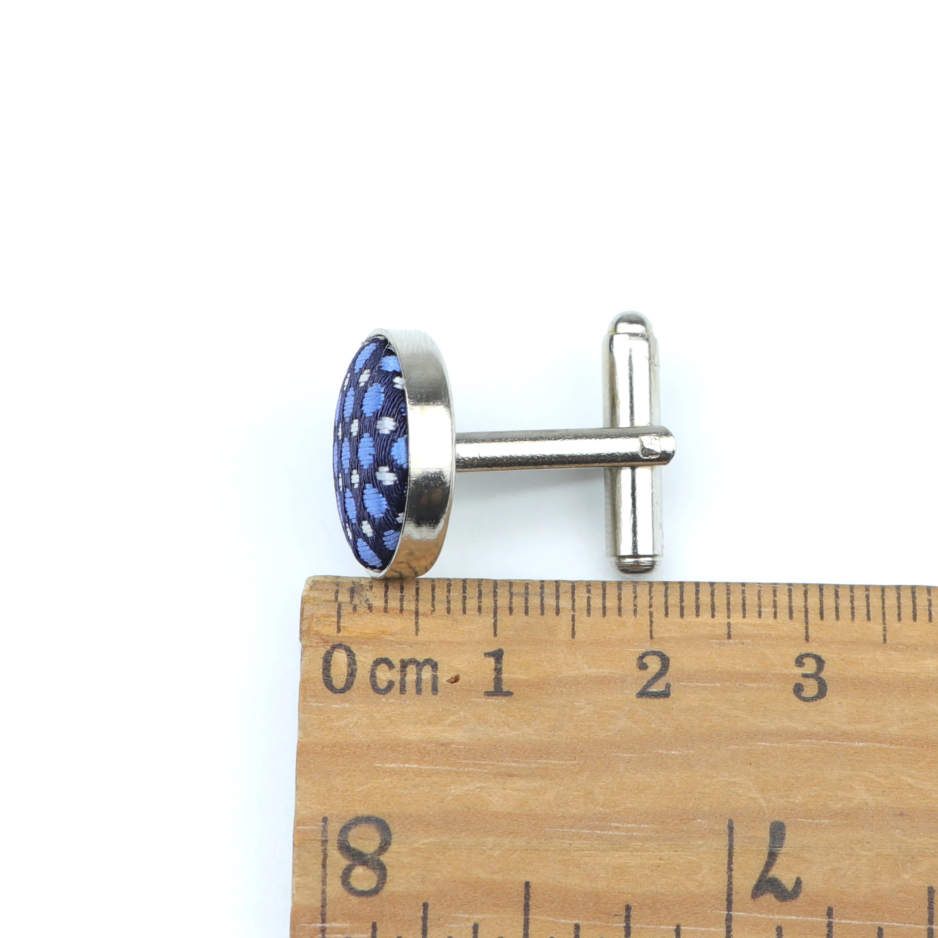 Мужские классические запонки в клетку повседневные круглые горошек из