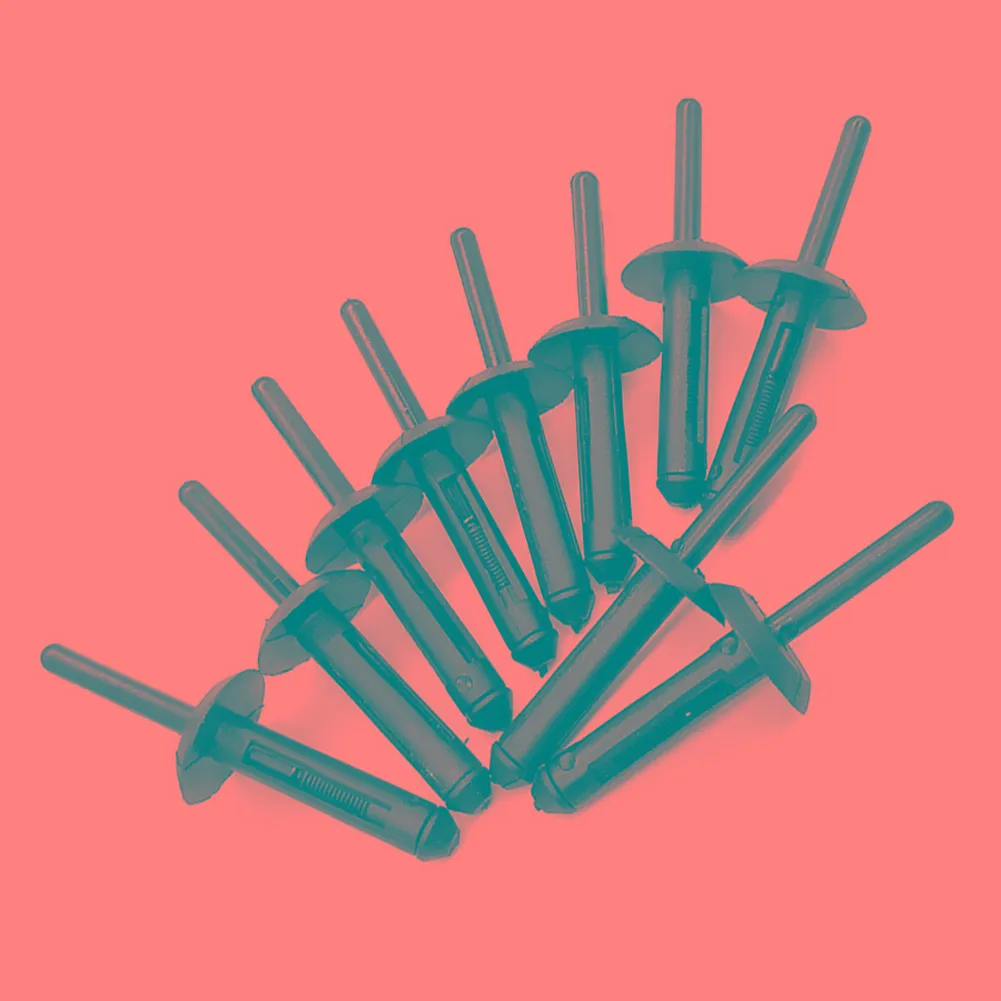 

50Pcs Plastic Rivet Car Bumper Body Repair Auto Fastener Push Type Retainer Clip Plastic Rivets