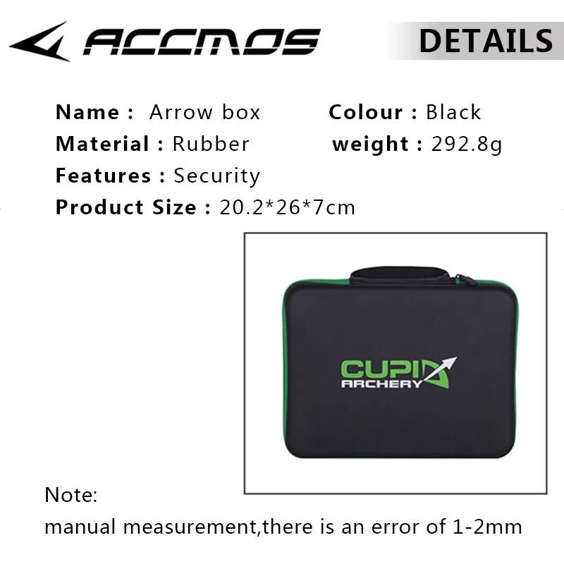 1Pc Archery Broadheads Box Portable Rubber Storage Arrowheads Case Protector Bow Arrow Accessories | Спорт и развлечения