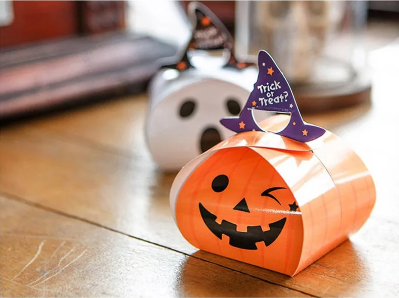 10 шт. Подарочная коробка для Хэллоуина сумка детей печенья свадебные украшения