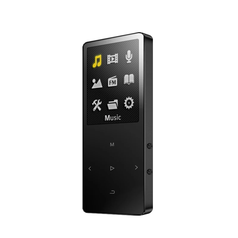 Black IQQ X2 Bluetooth 4,2 MP3 плеер без потерь 40 ГБ HiFi портативный аудио Walkman с fm-радио электронная книга Диктофон MP3 музыкальный плеер - Цвет: Black