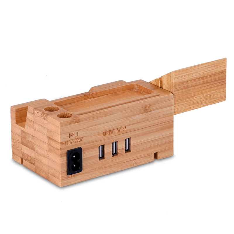 Настольная подставка для телефона с 3 USB портами|Зарядные устройства телефонов| |