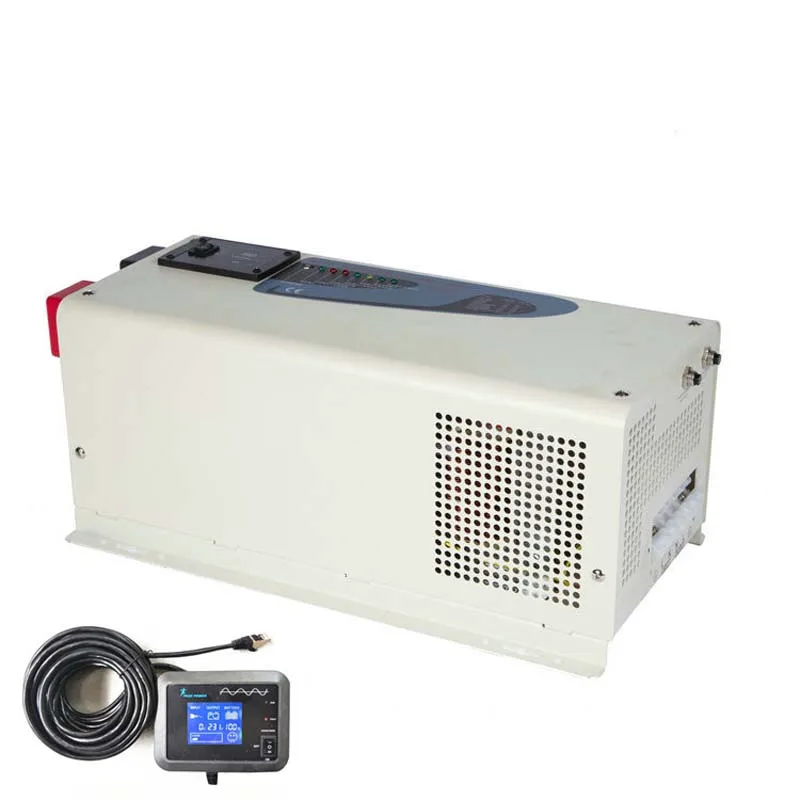 CE, ROHS, ISO9001, lcd 24 В до 240 В инвертор с зарядным устройством низкой частоты 5000 Вт Чистая синусоида Инвертор для кондиционера