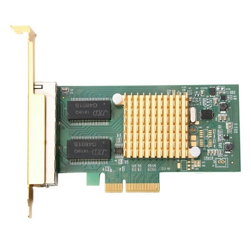 PCI-E сетевая карта I350 чип четырехпортовая гигабитная RJ45 подходит для серверов |