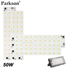 50 Вт светодиодный чип AC 220 В SMD 2835 Светодиодный прожектор холодный теплый белый прожектор с бусинами Ландшафтный светодиодный уличный фонарь DIY освещение