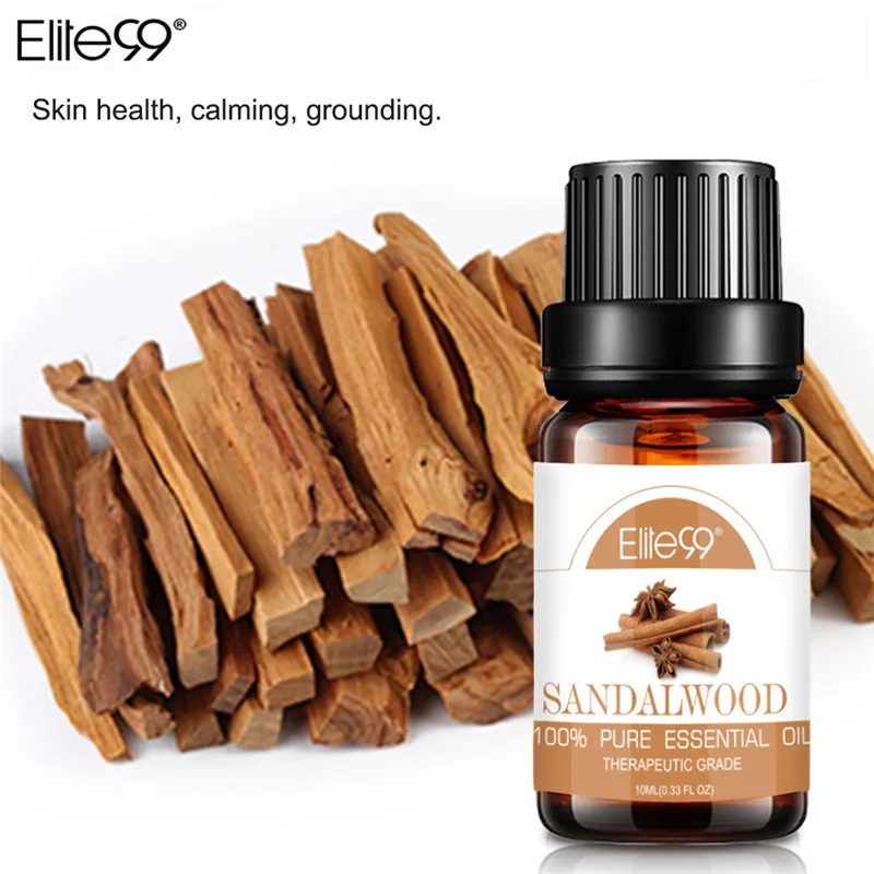 Elite99 10 мл сандалового дерева Чистое Эфирное Масла диффузоры эфирные массаж снять