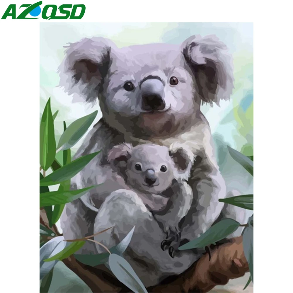 

Набор для рисования по номерам на холсте AZQSD, коала