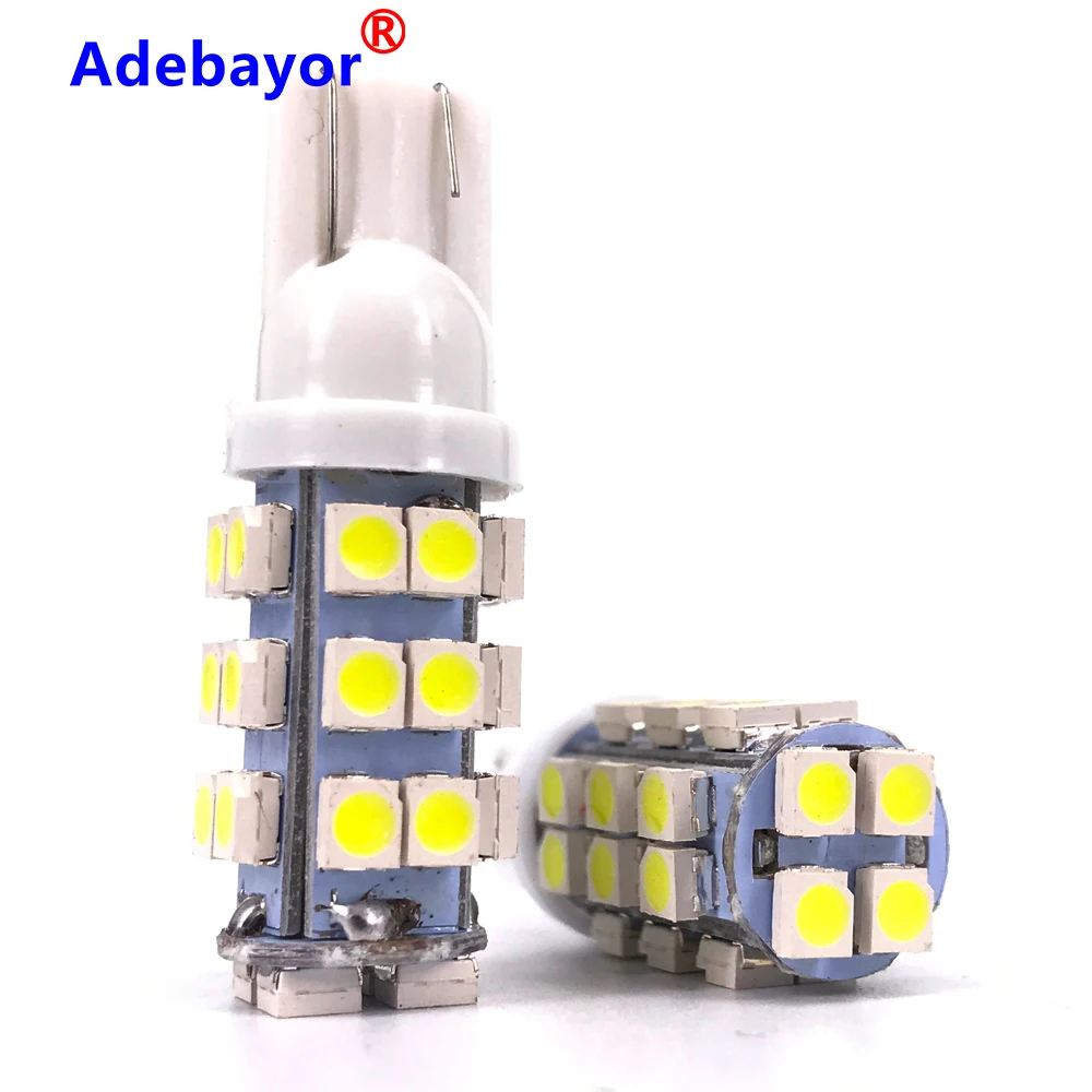 10 шт. светодиодный светодиодные лампы T10 1210/3528 smd 168 194 t10 W5W|Сигнальная лампа| |