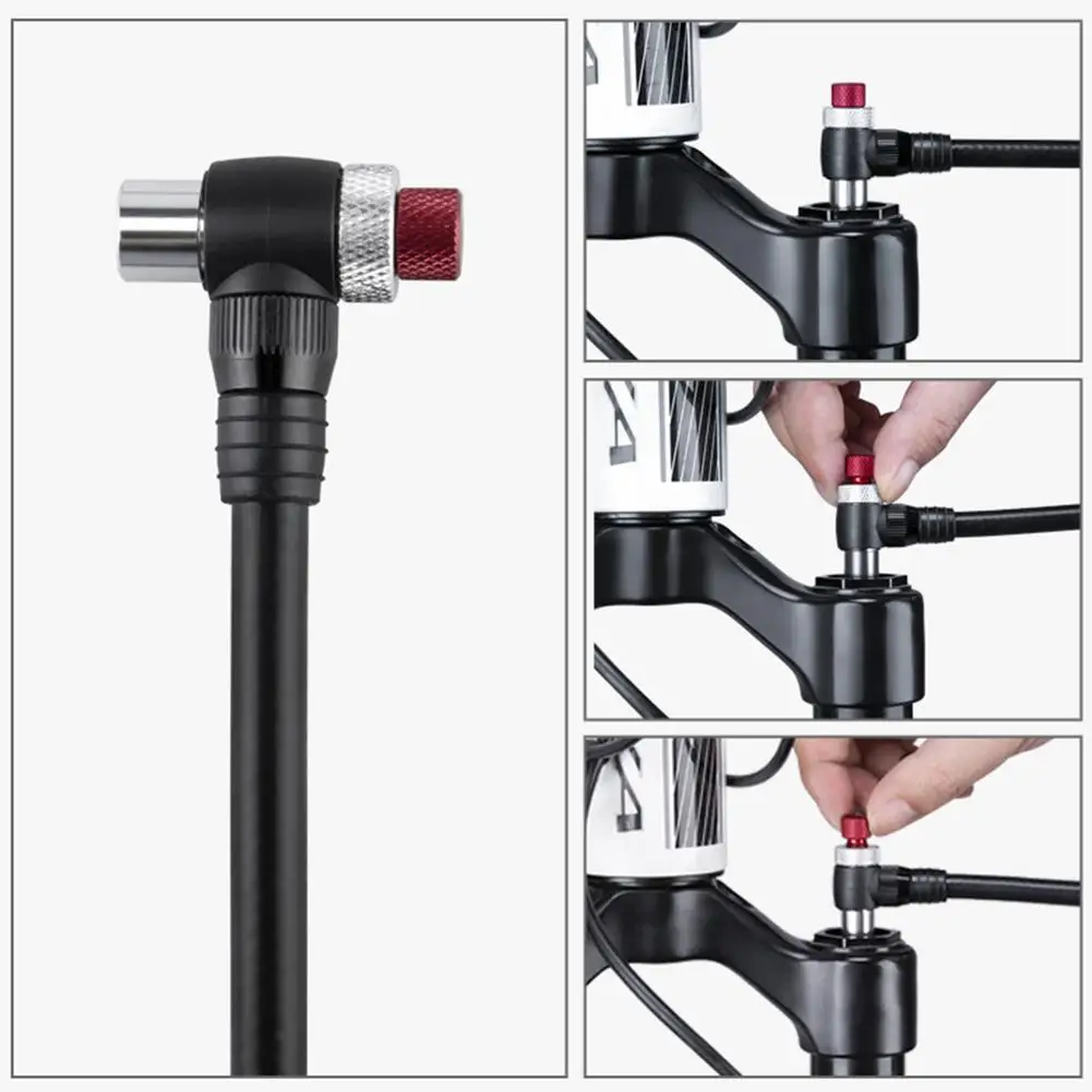 Портативный велосипедный воздушный насос высокого давления 400psi с манометром для