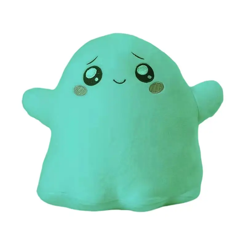 Mu&ntilde;eco de peluche luminoso de dibujos animados, juguete fluorescente con cabeza extra&iacute;ble, brilla en la noche, regalo de Navidad-1