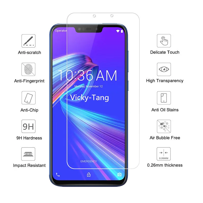 Стекло для телефона Asus Zenfone Max M2 Zb633kl Взрывозащищенная защита экрана протектор Zb633