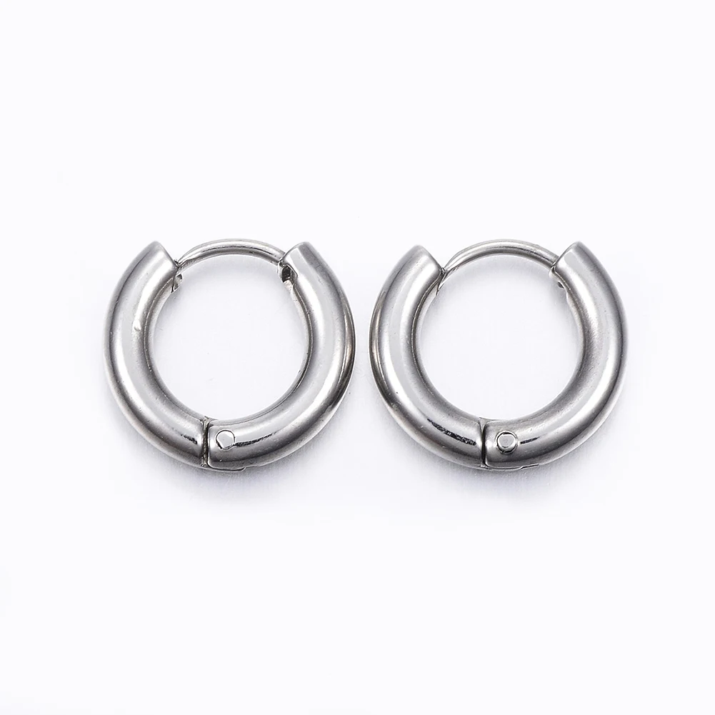 Женские серьги-кольца Huggie из нержавеющей стали 304 10 пар подарки для женщин Модная