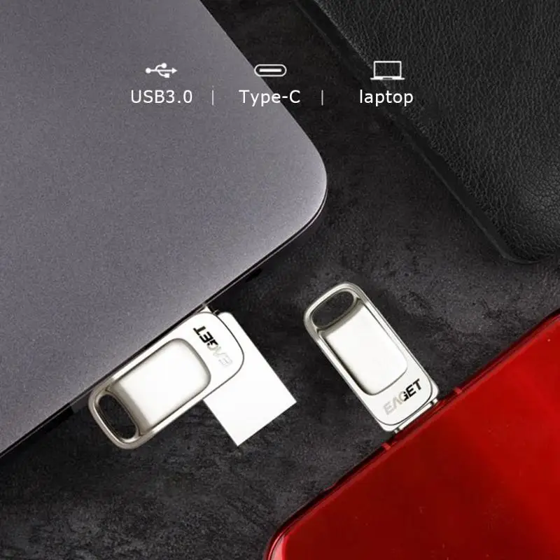 EAGET CU31 металлический флеш накопитель USB 3 0 32/64/128 ГБ Портативный запоминающее