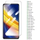 Защитное стекло для Xiaomi Redmi Note 10, 8, 9 Pro, Note10, 9s, 10s, зеркальная Защита экрана для Poco X3 Pro, NFC, F3, M3, GT, HD, защитная пленка