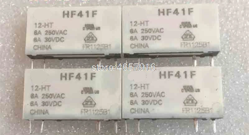 

5 шт./лот реле HF41F 12-HT 41F-1A-12V