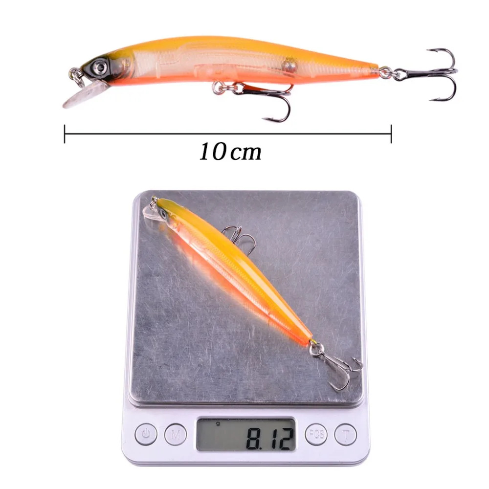 1 шт. жесткая приманка для рыбалки 10 см 8 г Minnow приманка воблер окунь искусственная приманка Щука карп приманки наживка