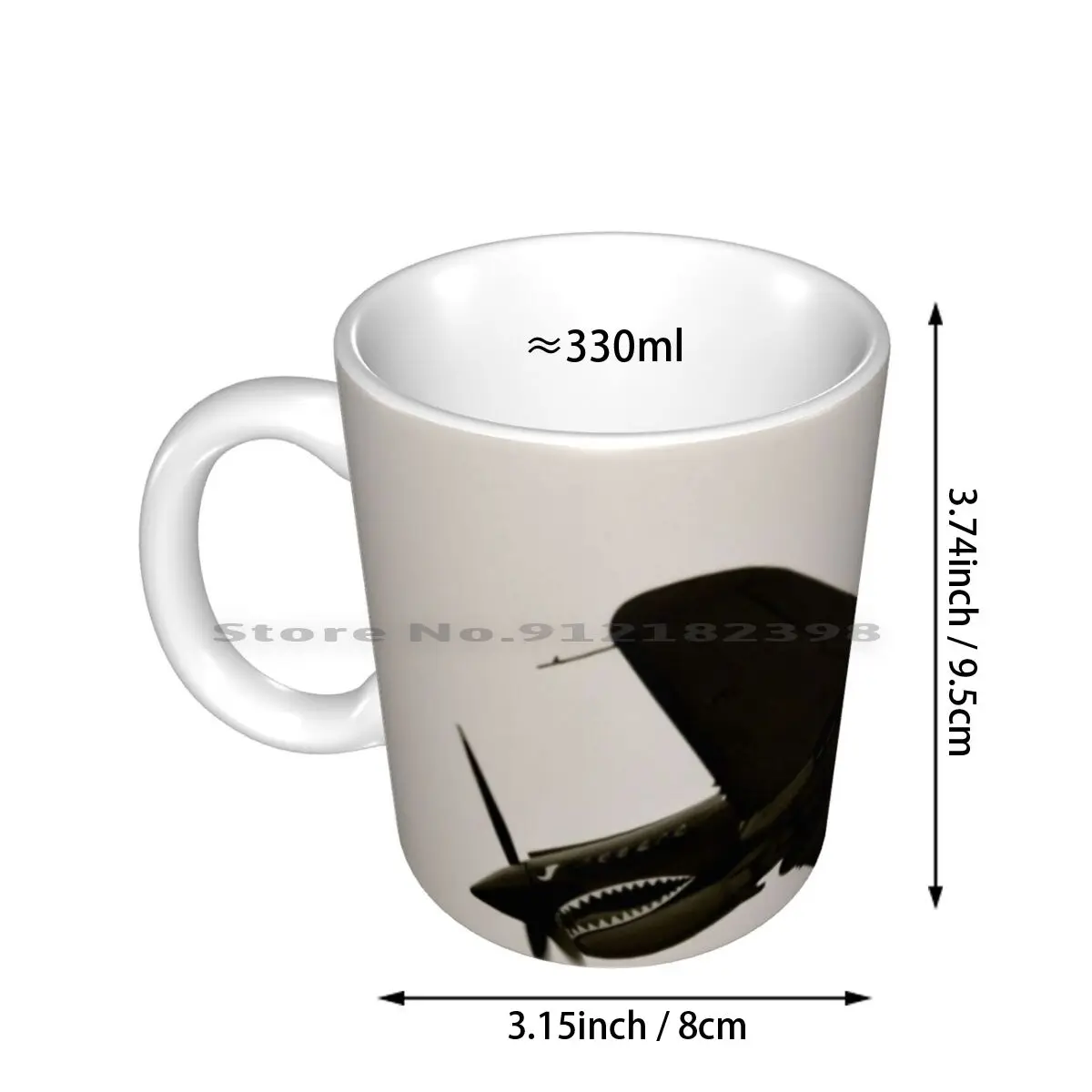 Flying Tiger Ww Ii Fighter Plane Ceramic Mugs Coffee Cups Milk Tea Mug Military Aviation Airplane Planes | Дом и сад