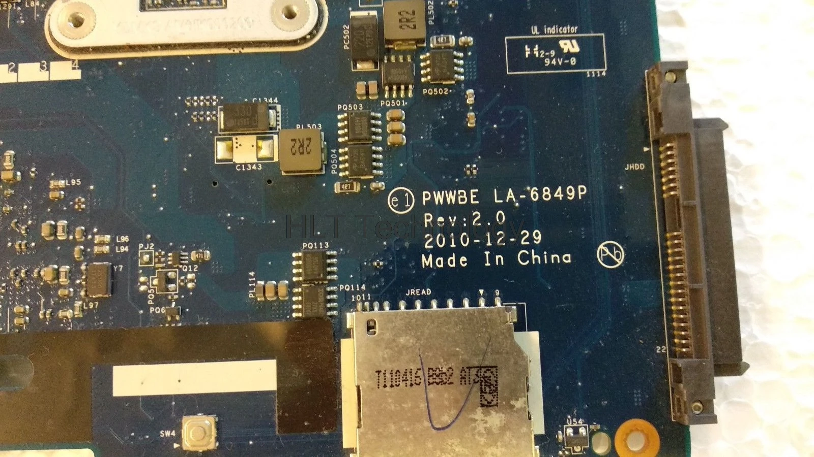 

For Toshiba Satellite C660D Laptop Motherboard K000128540 MAIN BOARD PWWBE LA-6849P Mainboard DDR3 100% tested