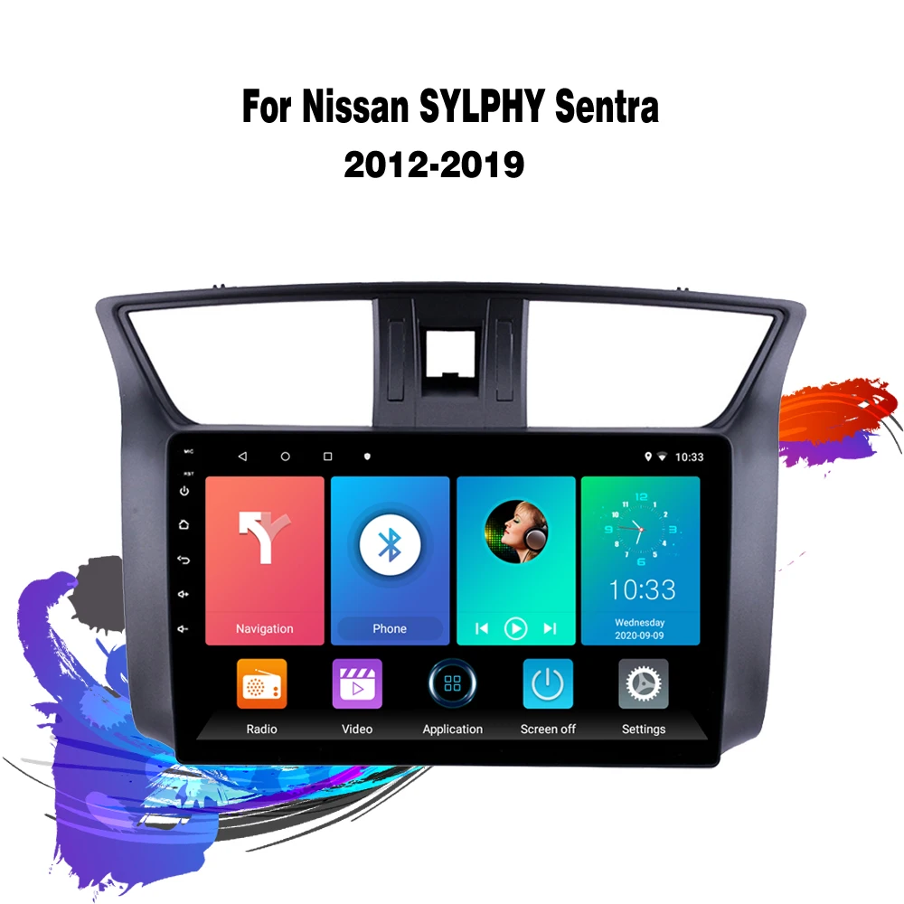 Автомобильный мультимедийный плеер easteregg 2 Din Android GPS для Nissan Sylphy/Sentra (Северная
