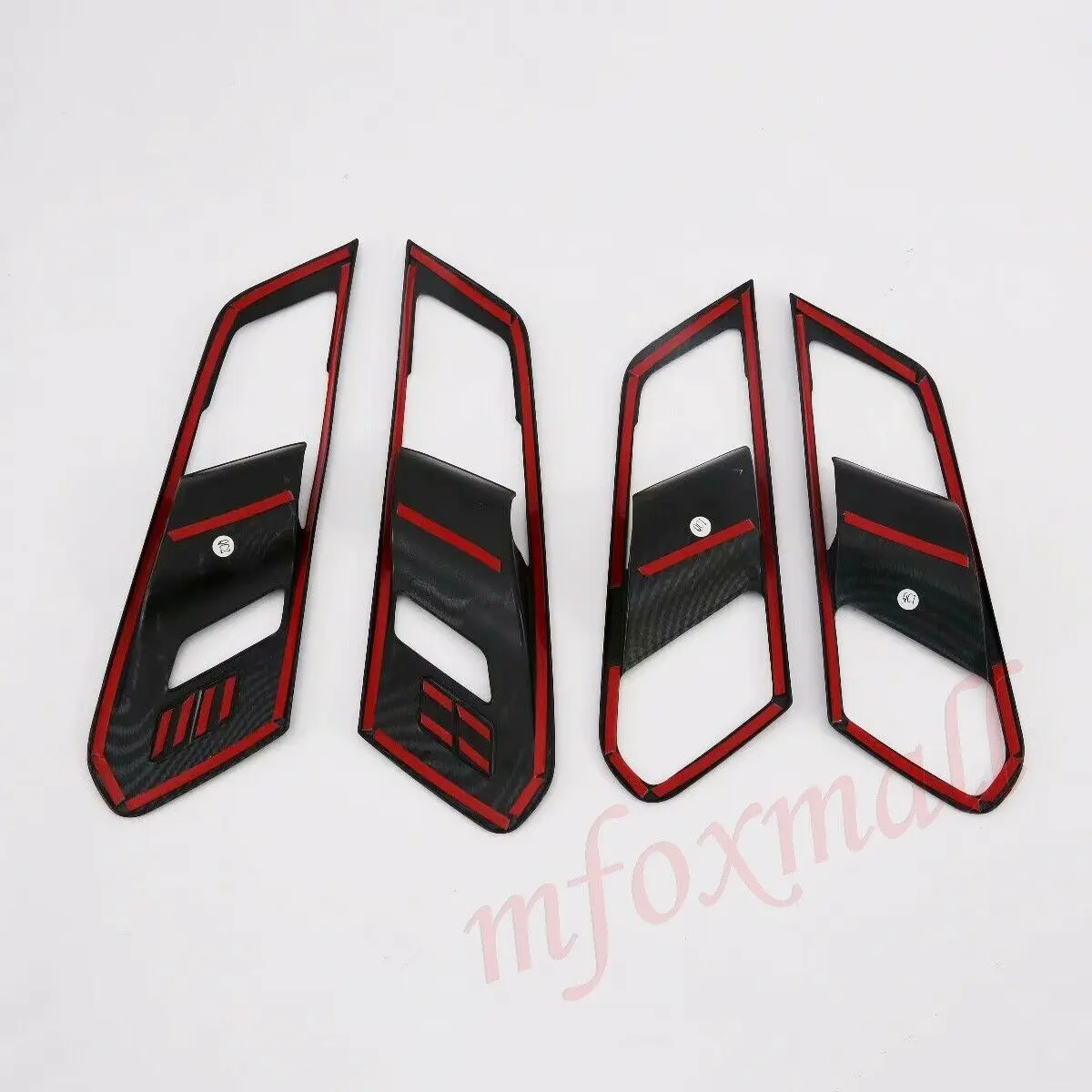 Fit For BMW X5 G05 2019 2020 Carbon Fiber Inner Door Handle Trim Cover Molding Frame Protector Garnish Accessories | Автомобили и