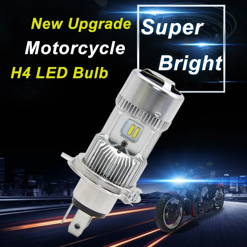 Мотоциклетный головной светильник HS1 H4 светодиодный двухлучевой мото дальнего и