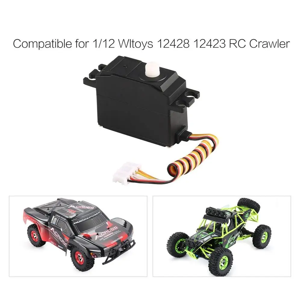 OCDAY 25g пластиковый сервопривод 4,8-6 V для 1/12 Wltoys 12428 12423 RC модель автомобиля рулевая Часть Аксессуары