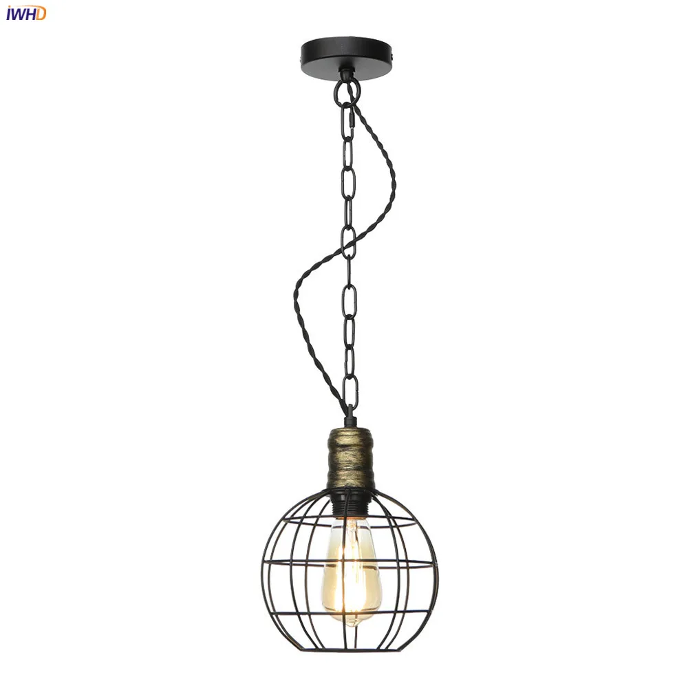 Металлические подвесные светодиодные светильники IWHD в виде цепи винтажный