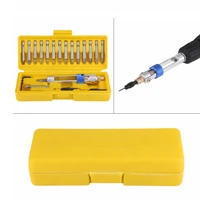 20 piece set half time drill driver multi screwdriver updated version 16 different kinds head with countersink bits