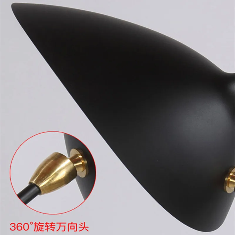 Черная Подвесная лампа серебристого цвета в стиле кафе деревенского дома