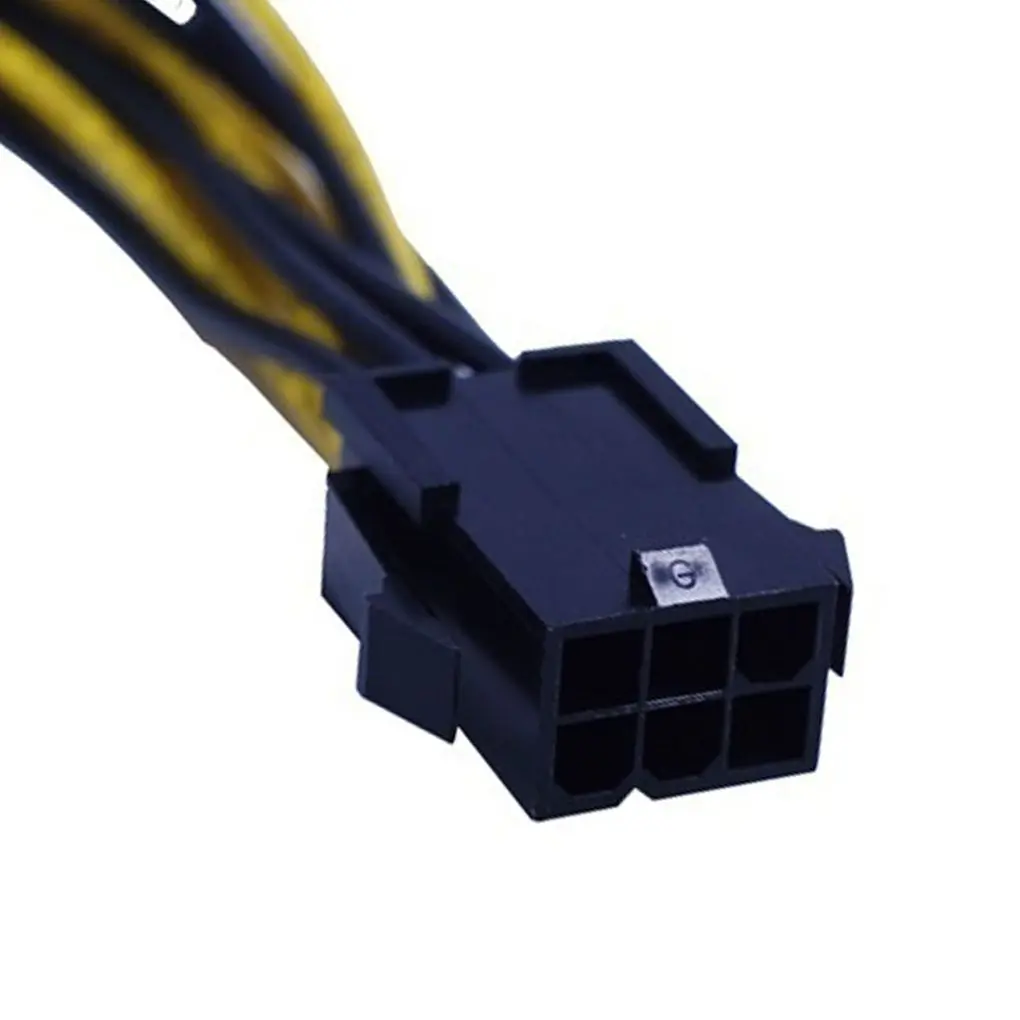 Кабель адаптера питания PCI Express PCIE 6 Pin на Dual 8 (6 + 2) VGA Графическая Видеокарта