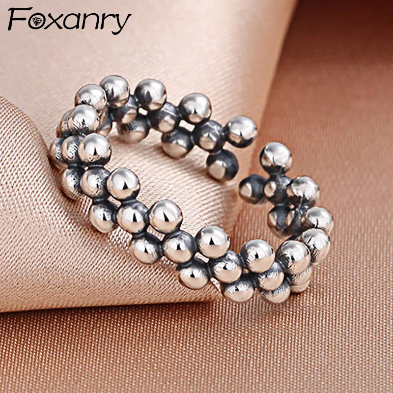 aliexpress.com - Foxanry Vintage Punk Silver Color Finger Rings Fashion Creative Multilayer Irregular Geometry for Women Jewelry Gifts