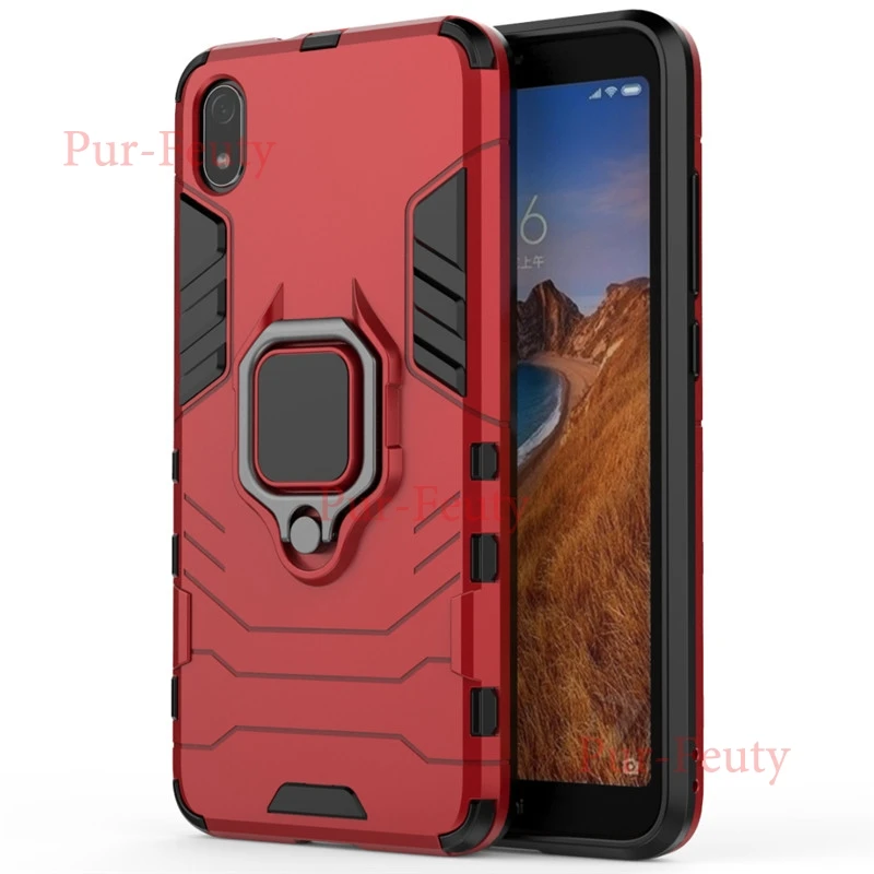 Чехол для xiaomi redmi 7A кольцо Броня телефон магнитный автомобильный держатель противоударный защитный чехол для xiaomi redmi 7A A7 redmi 7 M1903C3EE