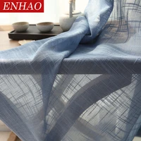 enhao japan tulle curtains for living room the bedroom kitchen tulle curtains for window voile curtains sheer windows drape door