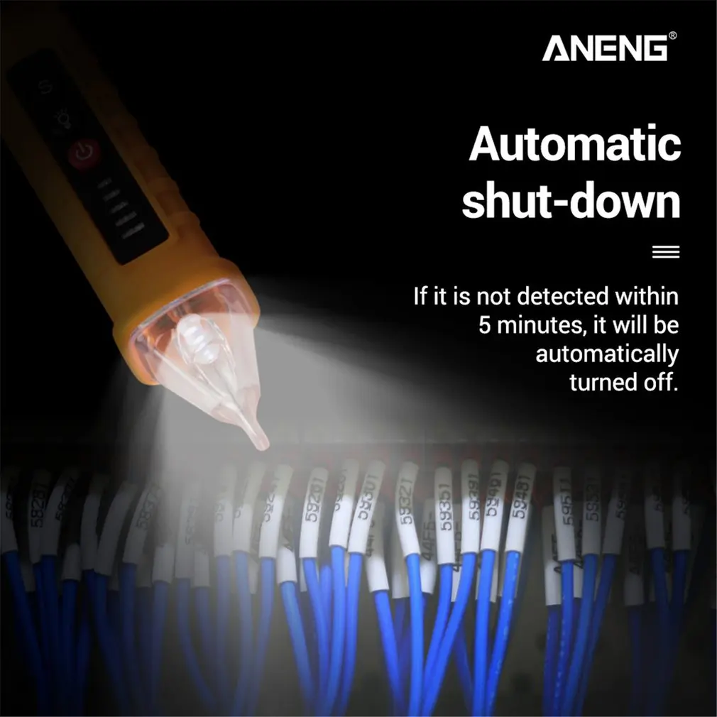 

VD802 Non-Contact AC Voltage Electric Tester Pen Induction Test Pencil With LED Light Electric Detectors Tester Voltage Probe