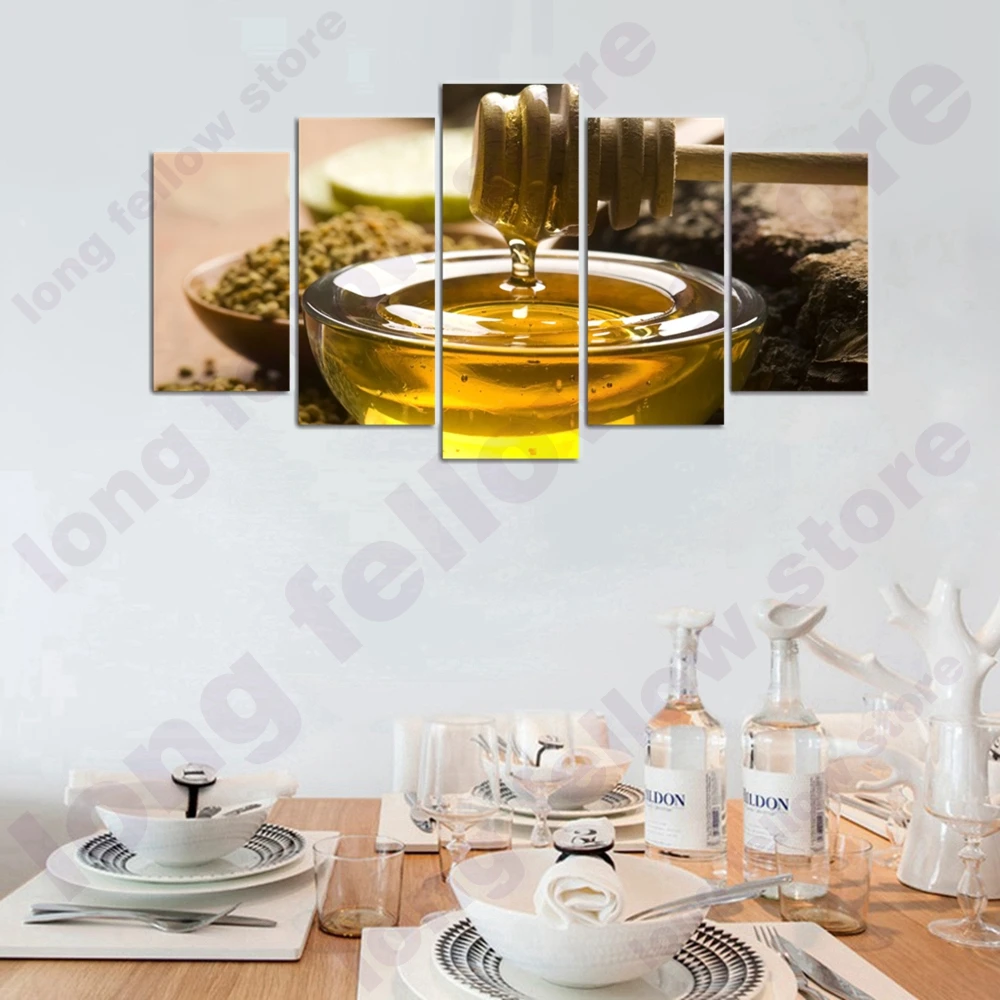 Настенные постеры с изображением пчелы и меда художественное оформление