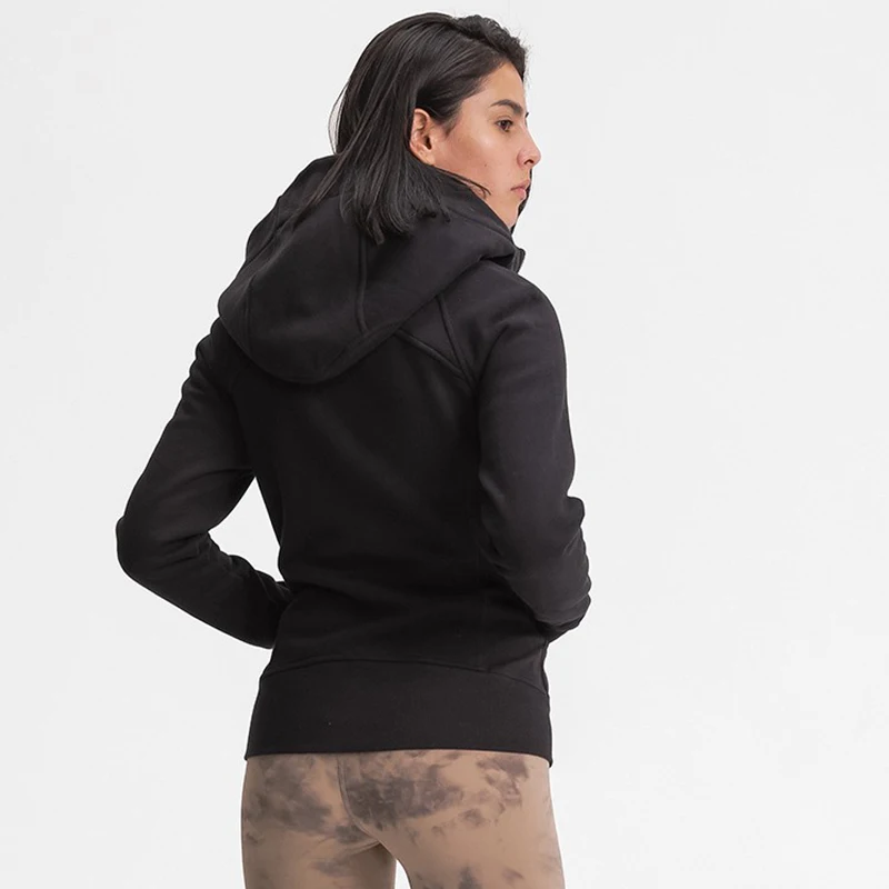 NWT Women's Jumper Windbreaker Woman Running Sports Top Gym Workout Clothes Hooded Sweatshirts Long Sleeve Fitness Shirt