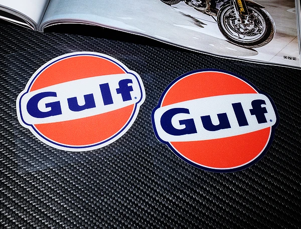 Автомобильная наклейка масляный спонсор газ Мотокросс велосипедный шлем