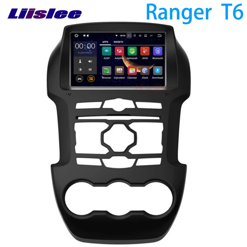 LiisLee Автомобильный мультимедийный GPS Hi Fi аудио Радио стерео для Ford Ranger T6 2011 ~ 20120