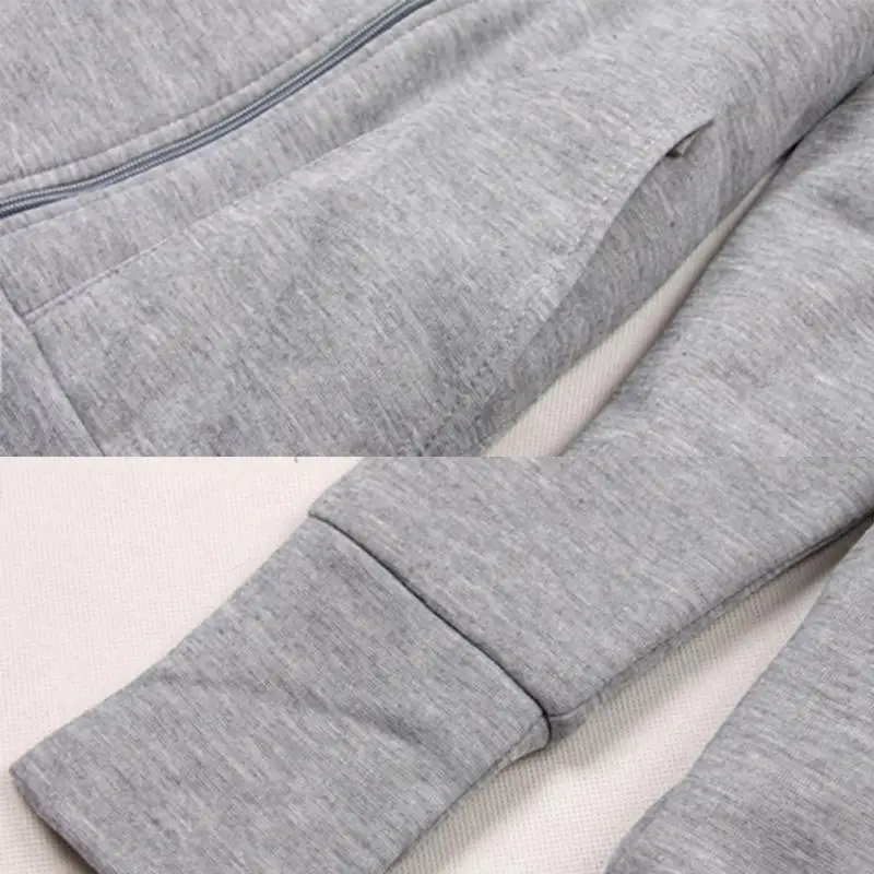 2019 New Women Fleece Zipper Hoodies Sweatshirt Autumn Winter Long Sleeve Ladies Warm Casual Hooded Outwear Plus Size | Женская одежда